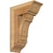 Ekena Millwork Olympic Traditional Rough Sawn Bracket w/ Offset Brace, Western Red Cedar, 8"W x 18"D x 26"H BKT0806X18X26OLY01RWR - alternate 1